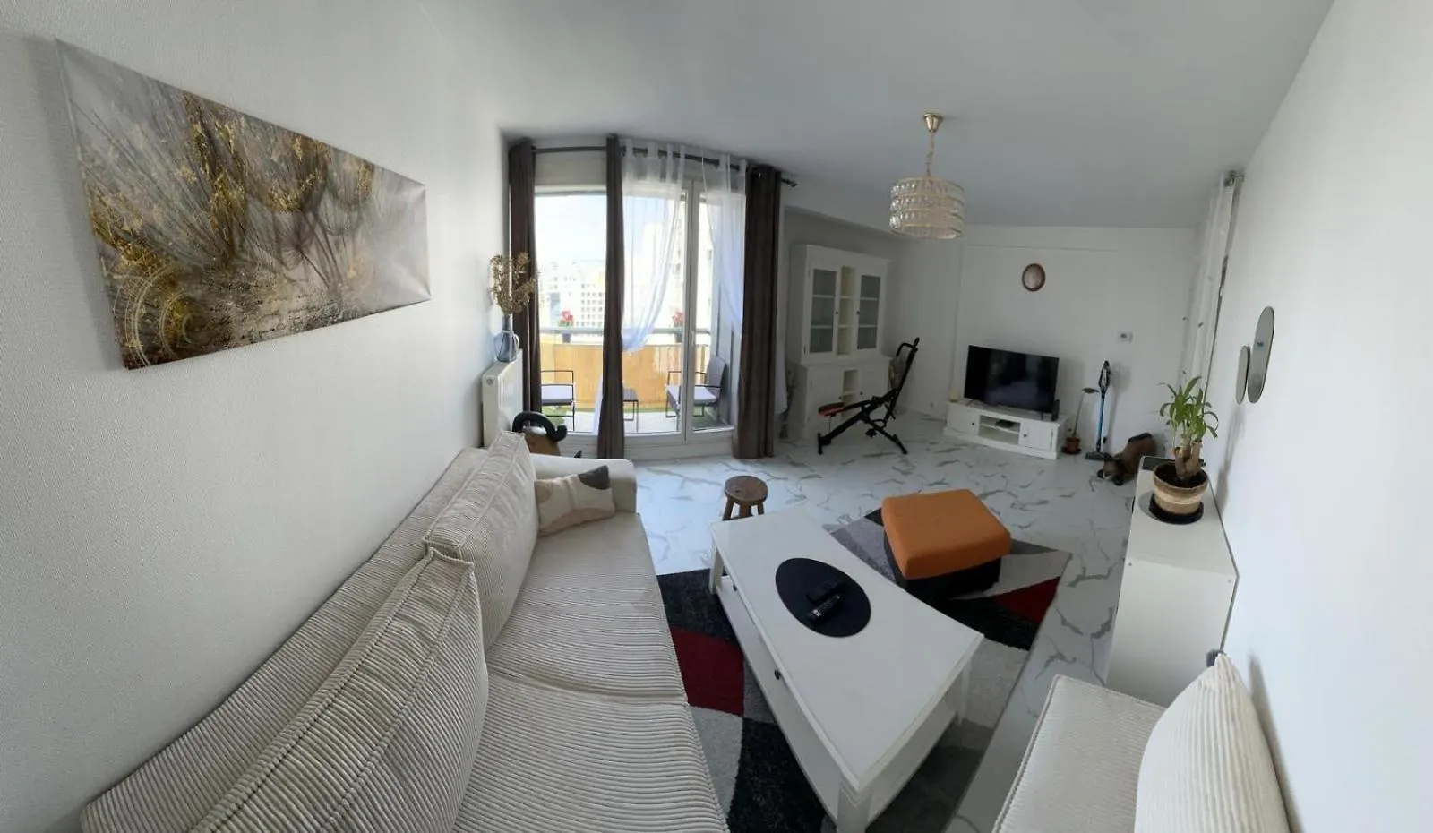 Apparemment Lumineux Vue Tour Eiffel Διαμέρισμα Παρίσι Γαλλία